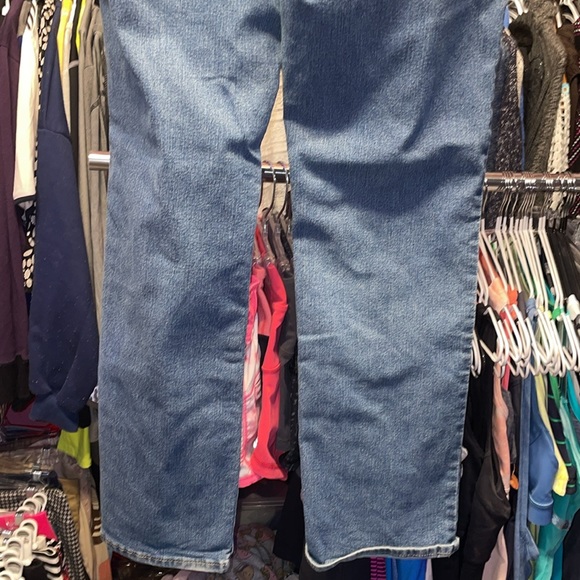 Levi’s Signature jeans 👖 Maternity Jeans sz 12M Modern Straight leg blue denim - Picture 8 of 12
